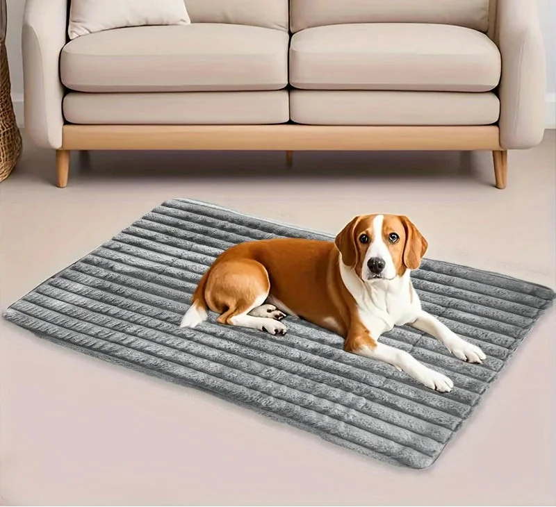 Dog Mat Bed — Comfortable, Washable and Flat for Stretched-Out Sleepers
