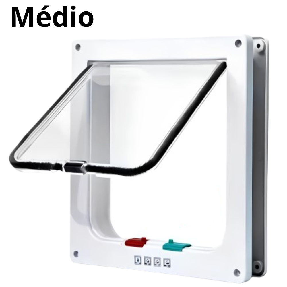 Cat Door Flap — 4-Way Locking, 4 Sizes, Full Freedom for Your Cat