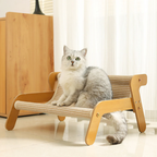 Sisal Cat Armchair — 3-in-1 Scratcher, Bed and Private Hideout
