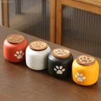 Small Ceramic Pet Memorial Urn — Premium Keepsake for Small Pets