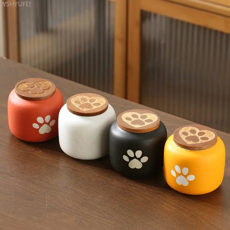 Small Ceramic Pet Memorial Urn — Premium Keepsake for Small Pets