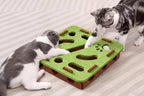 Cat Puzzle Feeder Box — Mental Stimulation and Treat Dispensing Challenge