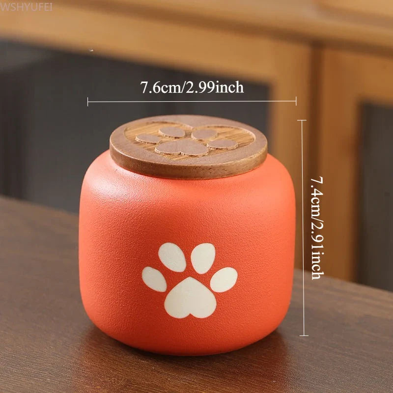 Small Ceramic Pet Memorial Urn — Premium Keepsake for Small Pets
