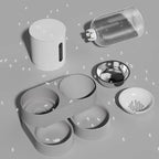 2-in-1 Automatic Pet Feeder and Water Dispenser — Scheduled Feeding Made Simple
