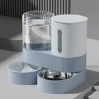 2-in-1 Automatic Pet Feeder and Water Dispenser — Scheduled Feeding Made Simple