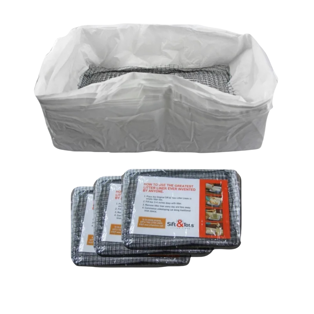 Cat Litter Sifting Bags — Clean the Litter Box in Under 30 Seconds