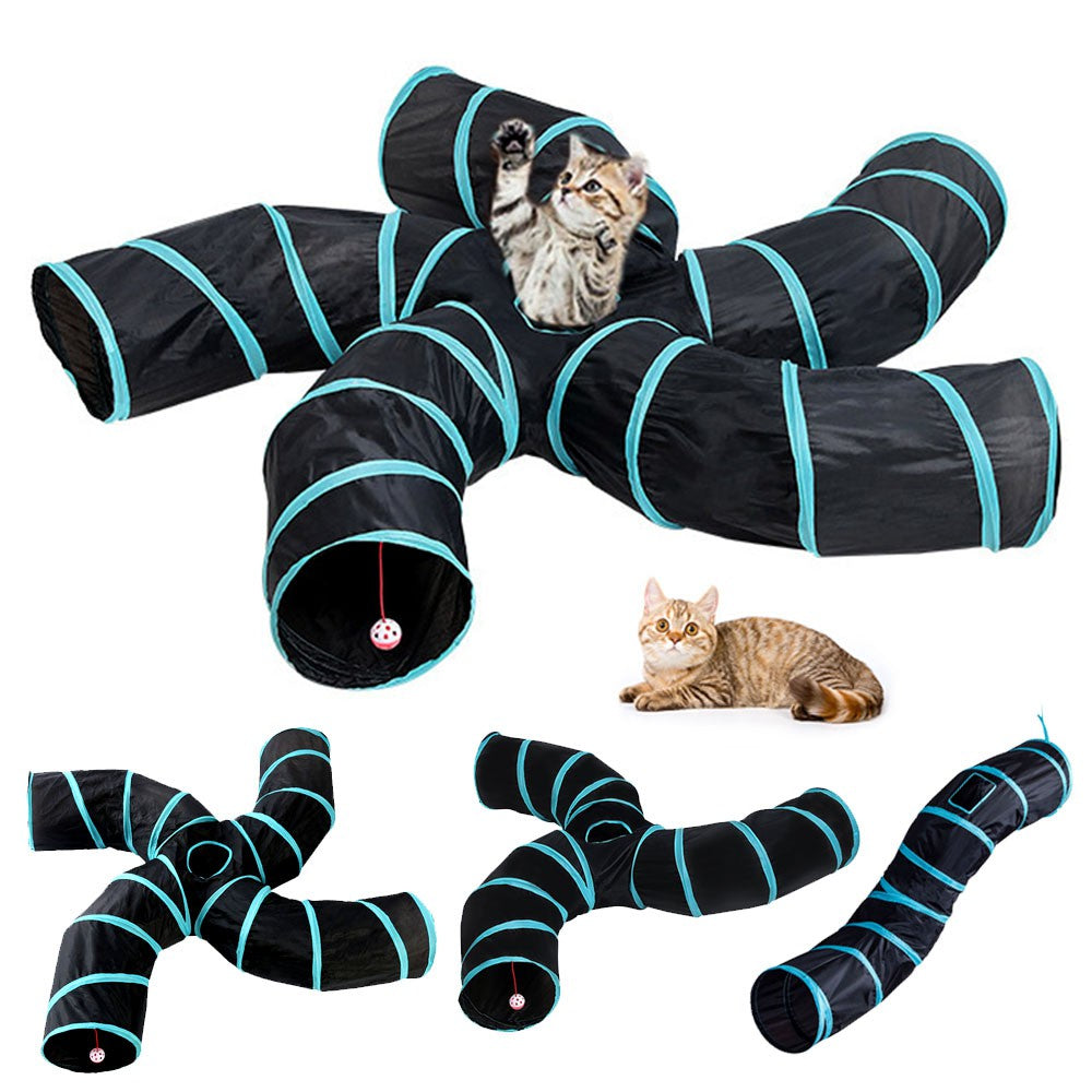 Interactive Cat Tunnel — Indoor Playground That Relieves Boredom and Stress