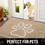 Chenille Pet Rug — Non-Slip Dirt-Trapping Mat for Any Room