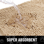 Chenille Pet Rug — Non-Slip Dirt-Trapping Mat for Any Room