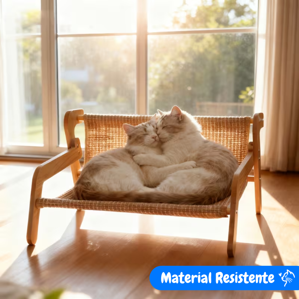 Sisal Cat Armchair — 3-in-1 Scratcher, Bed and Private Hideout