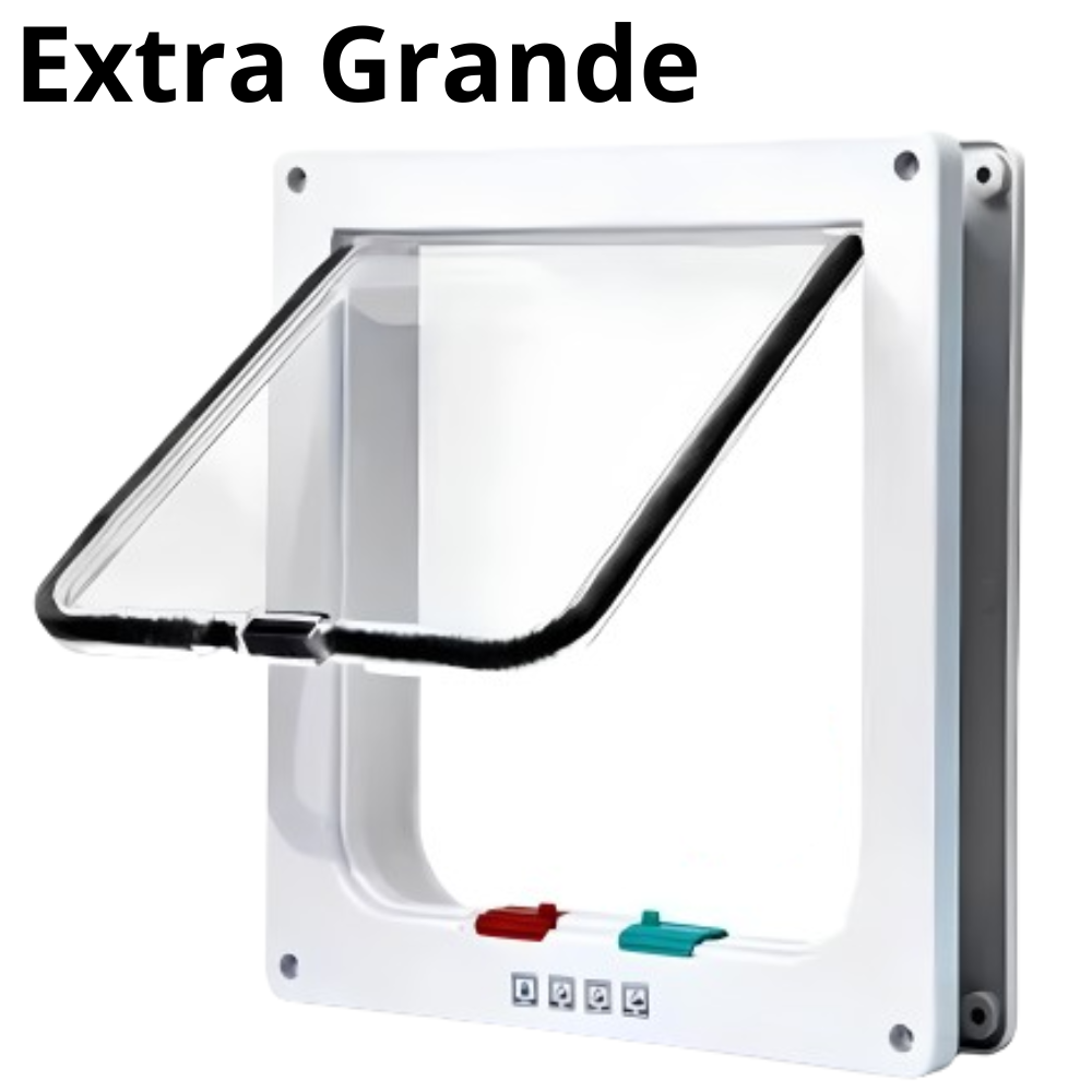 Cat Door Flap — 4-Way Locking, 4 Sizes, Full Freedom for Your Cat