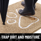 Chenille Pet Rug — Non-Slip Dirt-Trapping Mat for Any Room