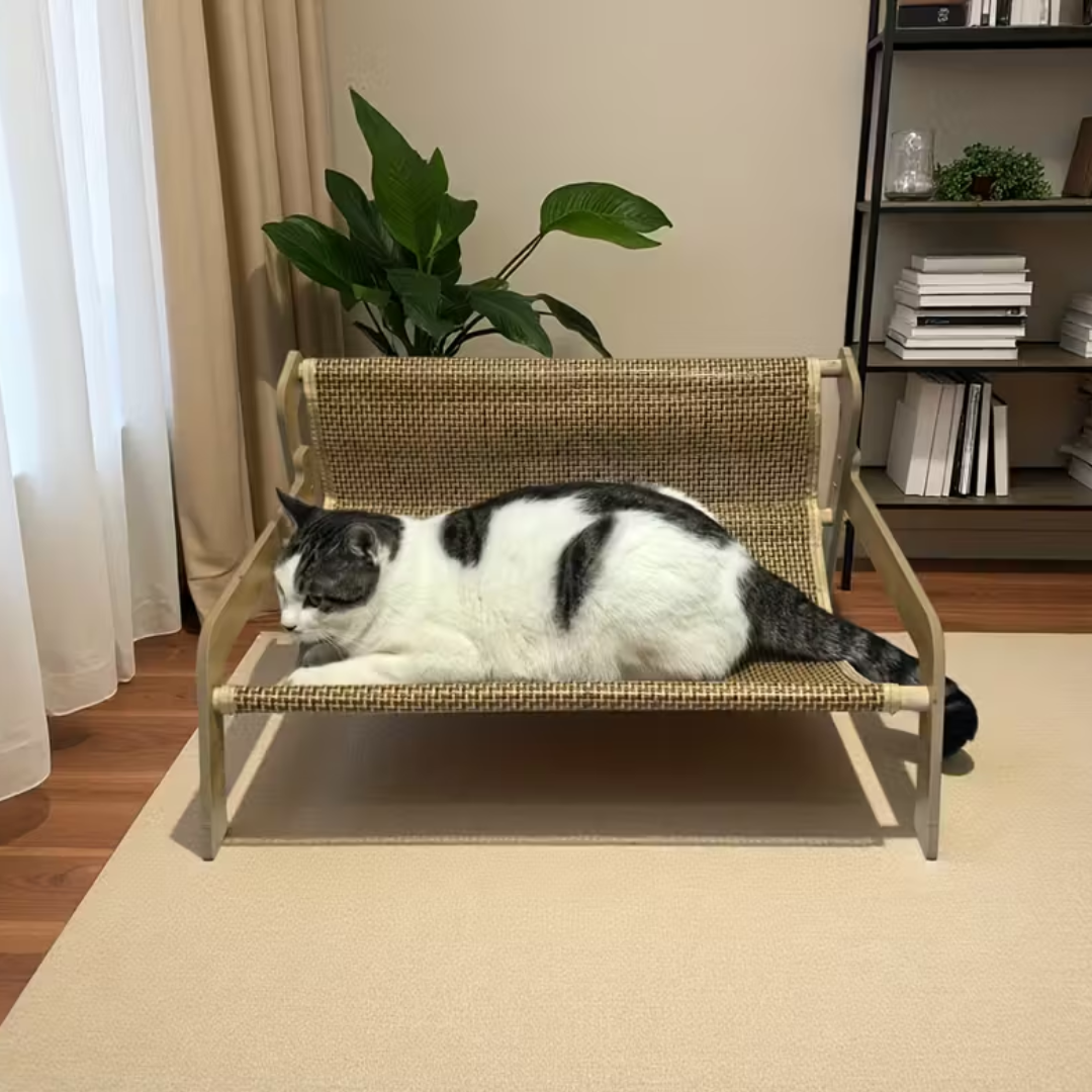 Sisal Cat Armchair — 3-in-1 Scratcher, Bed and Private Hideout