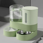 2-in-1 Automatic Pet Feeder and Water Dispenser — Scheduled Feeding Made Simple