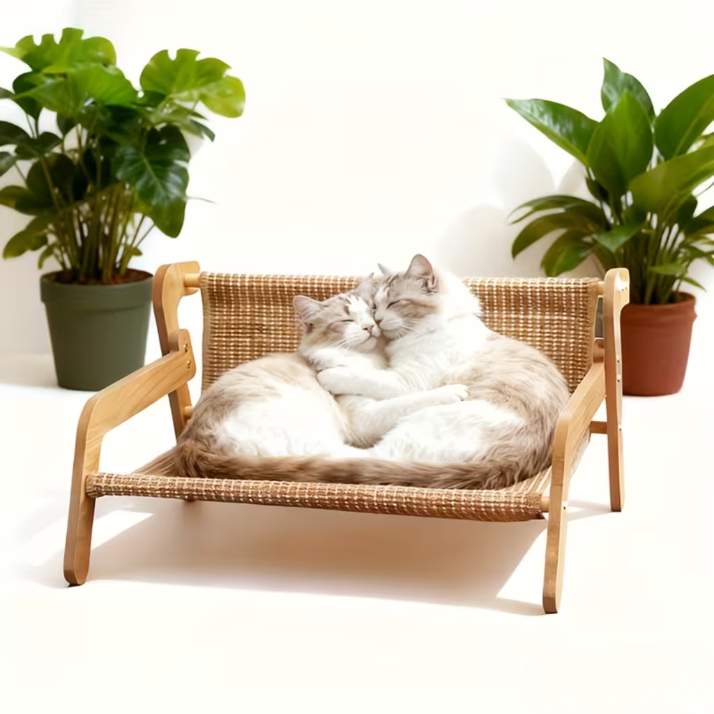 Sisal Cat Armchair — 3-in-1 Scratcher, Bed and Private Hideout
