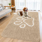 Chenille Pet Rug — Non-Slip Dirt-Trapping Mat for Any Room