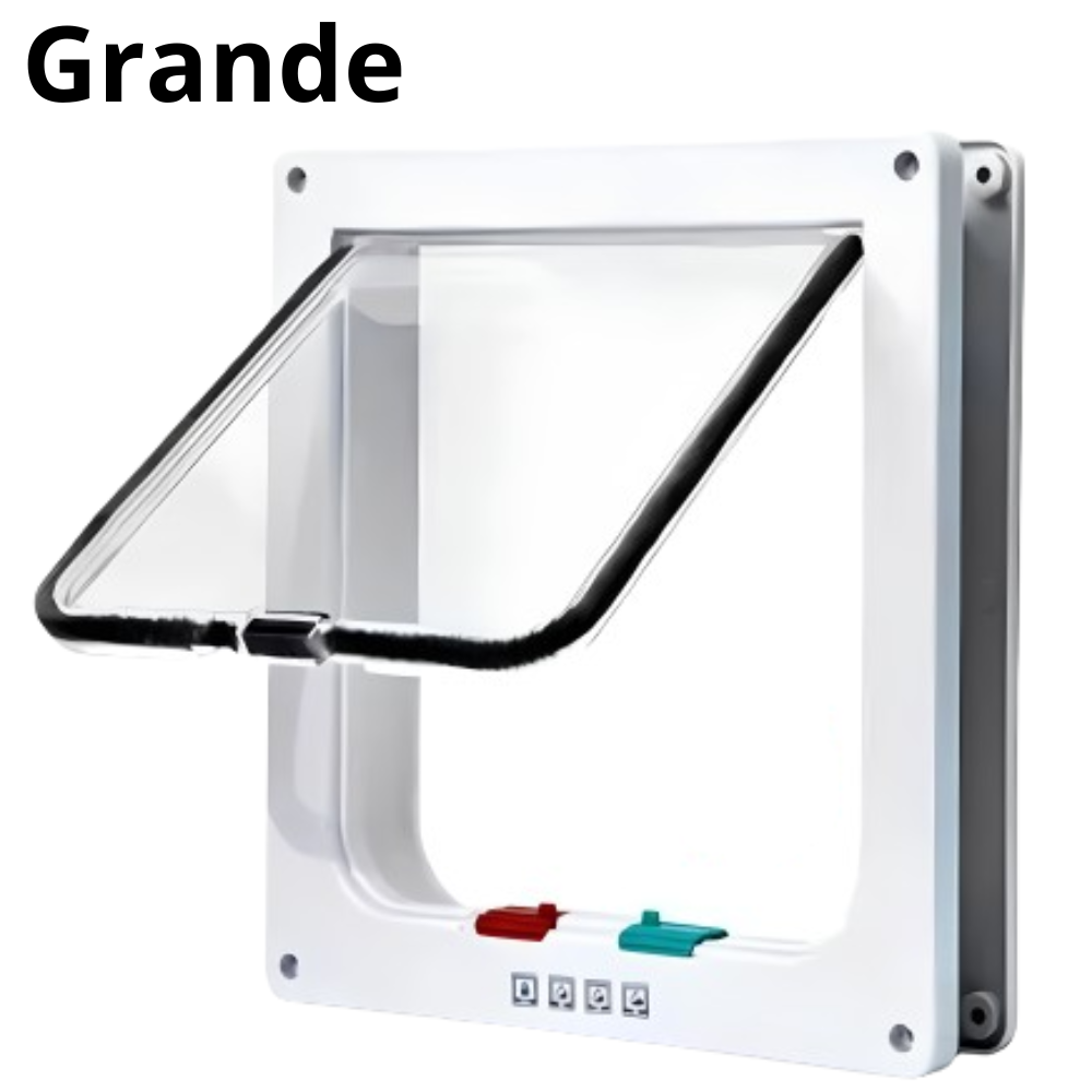 Cat Door Flap — 4-Way Locking, 4 Sizes, Full Freedom for Your Cat
