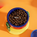Elevated Adjustable Cat Bowl — Non-Slip Base and Ergonomic Height