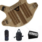 Tactical Military Dog Harness — Heavy-Duty Control with Reinforced Handle