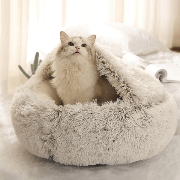 Cloud Luxury Cat Bed – Ultra Soft Plush Comfort for Cats