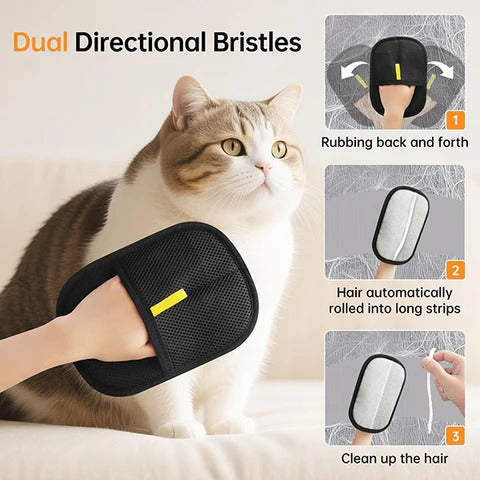Pet Hair Removal Glove – Furniture, Bedding & Clothes