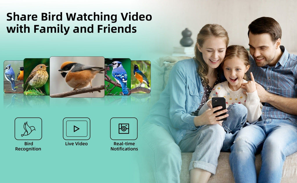 Hasuber Smart Bird Feeder with Camera – AI, Real-Time Alerts & Solar Powered