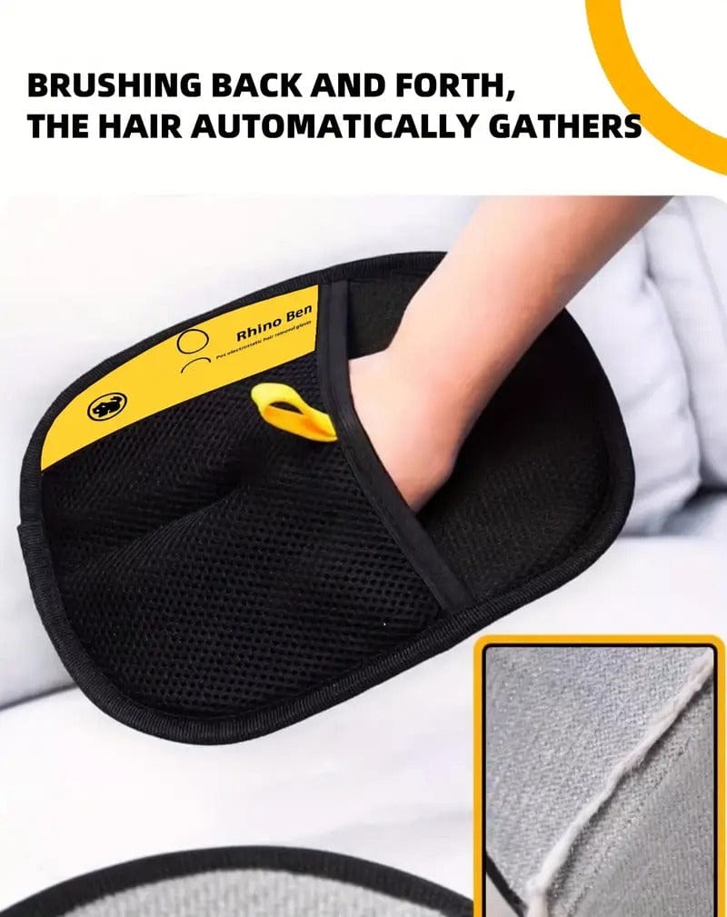 Pet Hair Removal Glove – Furniture, Bedding & Clothes