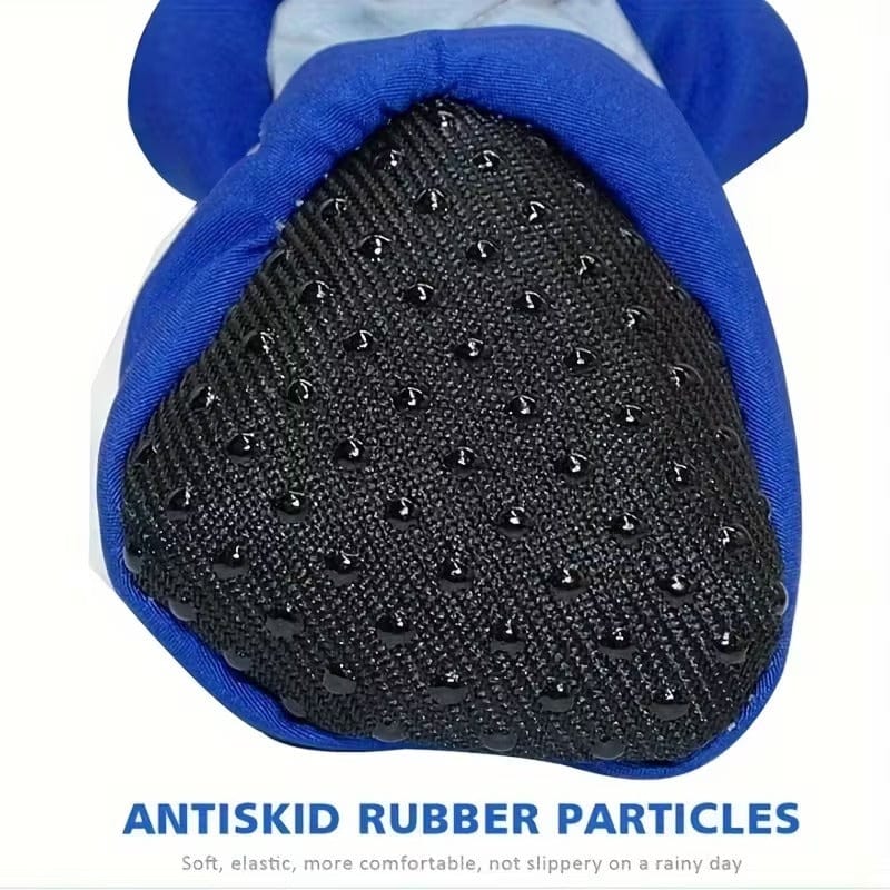 Non-slip rubber sole of waterproof dog boot