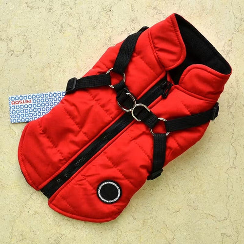 2-in-1 Puffer Vest with Integrated Harness