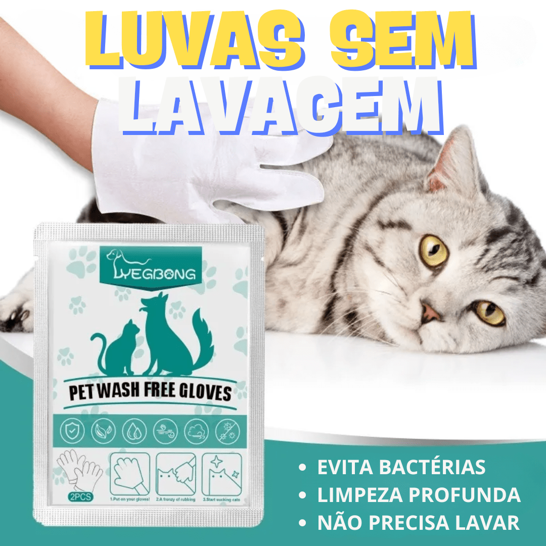 Waterless Pet Cleaning Glove — Quick Clean Without a Bath