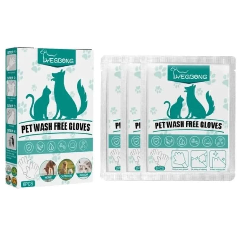 Waterless Pet Cleaning Glove — Quick Clean Without a Bath