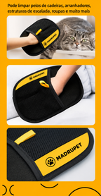 Electrostatic Pet Hair Removal Glove — Removes Fur from Sofas, Clothes and Rugs Instantly
