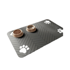 Non-Slip Pet Bowl Mat — Waterproof Floor Protector for Feeding Areas