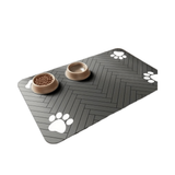 Non-Slip Pet Bowl Mat — Waterproof Floor Protector for Feeding Areas