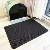 Cat Litter Mat – Double Layer Litter Trapping Mat for Litter Boxes